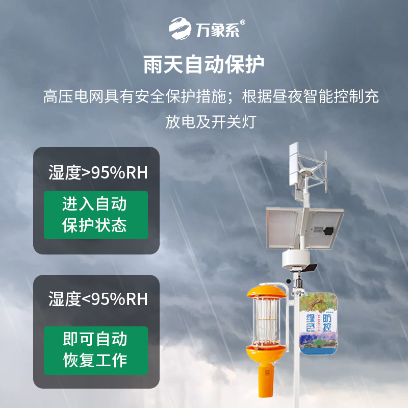 自動清蟲節能誘蟲燈：誘蟲與清蟲的“高效協同”